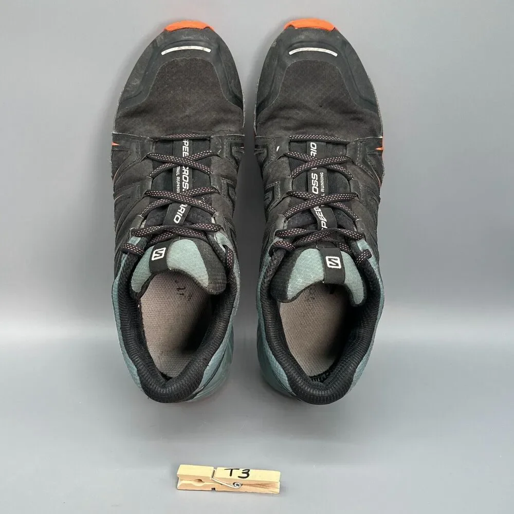 Salomon Speedcross Vario Men's 10.5 Black Athletic Shoes Low Top Sneakers 398415_11